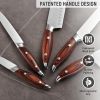 5-Piece Kitchen Knife Set High Carbon Stainless Steel