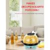 Popcorn Machine;  28-Cup 800W Fast Hot Oil Popcorn Maker with Stirring Rod