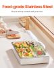 VEVOR Countertop Food Serving Display Container, 1 x 1 Pan Stainless Steel Food Serving Tray