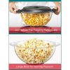 Popcorn Machine;  28-Cup 800W Fast Hot Oil Popcorn Maker with Stirring Rod