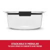 Round Leak Proof Food Storage Container, 6.97 cup