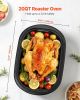 VEVOR Roaster Oven, 20QT Electric Roasting Pan, 150-450 F Adjustable Temperature Fast-Cooking Turkey Roaster, Turkey Oven with Self-Basting Lid