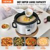 VEVOR Slow Cooker, 8QT 320W Electric Slow Cooker Pot with 3-Level Heat Settings, Digital Slow Cookers with 20 Hours Max Timer, Locking Lid