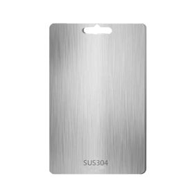 Stainless Steel Anti-Bacterial Anti-Mold Board Home Kitchen Chopping Board (Color: Steel Color, Type: 304/46x30cm)